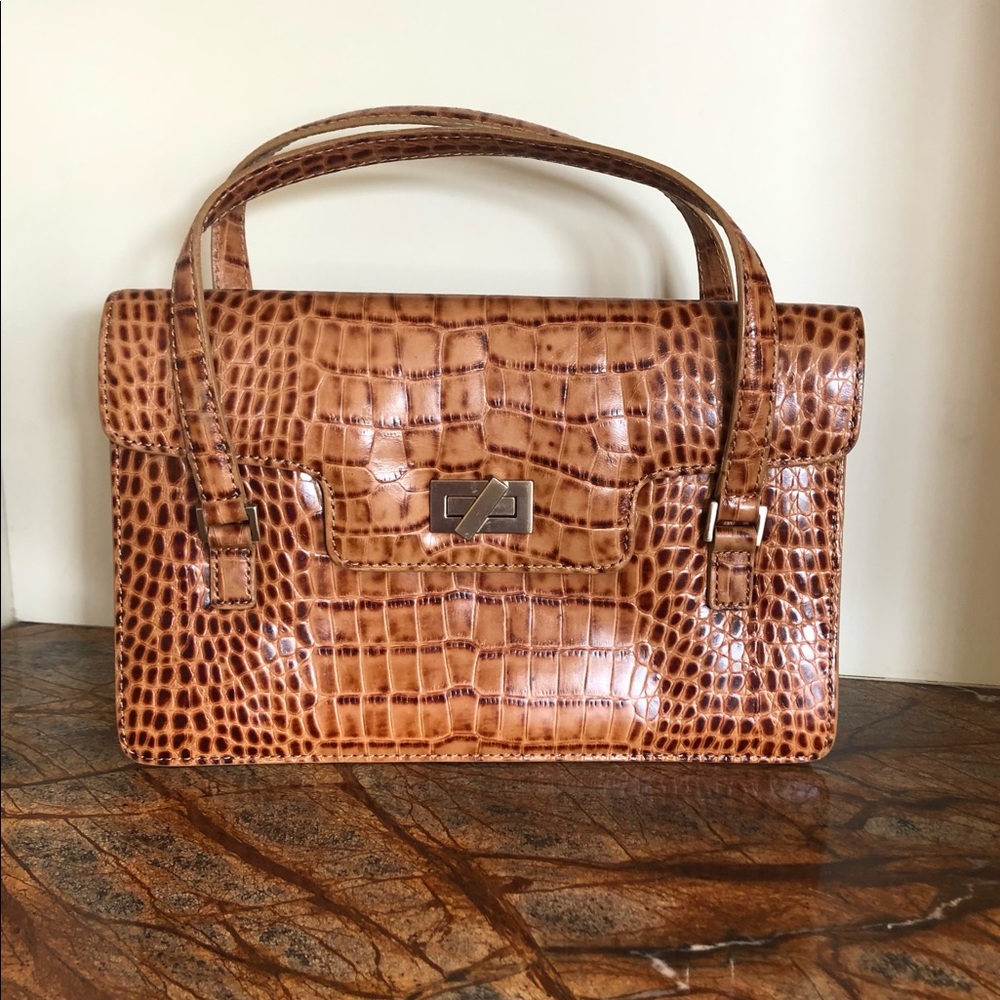 Antonio Melani Croc Embossed handbag